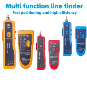 STP UTP Cat5 Cat6 RJ45 RJ11 용 LAN 네트워크 케이블 테스터 감지기 라인 파인더 전화선 추적기 톤 진단 도구 키트, 1.Yellow, 1개