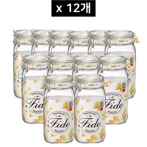 보르미올리 피도 밀폐유리병 투명 1500ml 12개