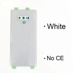 배터리 후면 커버 삼성 갤럭시 노트 9 N960 교체 후면 유리 삼성 갤럭시 N960F, 09 Note9-White-NO CE, 1개