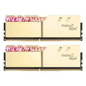 G.SKILL DDR4-3600 CL18 TRIDENT Z ROYAL 골드 패키지 (32GB(16Gx2)), 2개