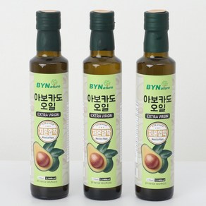 BYN 아보카도오일 엑스트라버진 최상급 HASS 품종 100% 냉압착 아보카도유 식용유 250ml 베스트예감