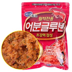 [낚시어때] 토코텍 어분글루텐 덕용포장 / 월척전용 붕어떡밥 미끼, 1개