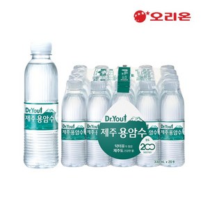 [KT알파쇼핑]오리온 닥터유 제주용암수 330mL x 20pet, 20개