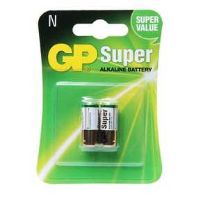 GP LR1 GP 910A N 1.5V 알카라인 건전지 2알, 2개, 2개입