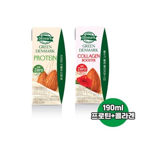 동원 그린덴마크 190ml 아몬드프로틴9+콜라겐부스터9/총18개/무료배송, 18개