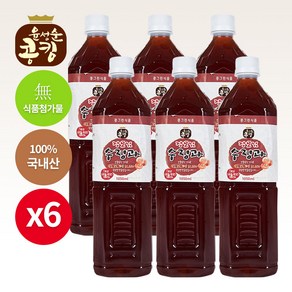 윤성순 콩킹 장모님수정과1050ml(6개) 고양쌀 국산엿기름 전통주, 6개, 1.05L