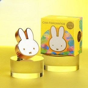 Miffy 차량용 방향제 귀여운 디퓨저 자동차 인테리어 용품 선물용, A. 화이트, 1개