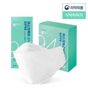 KF94 귀편한 부드러운 마스크 케이(Mask K) 화이트(white) 100%국산자재 대형 50매, Mask K KF94(국산자재) 화이트 50매