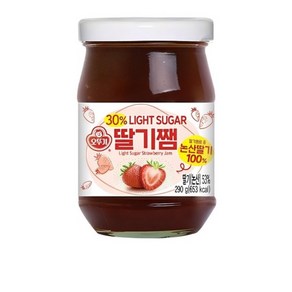 오뚜기 Light suga 딸기쨈, 490g, 2개