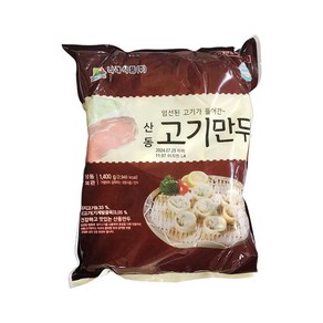 (무)(냉동)고기만두(산동나래 1.4kg)X2개, 2개, 1.4kg