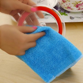 대나무 섬유 청소 천 접시 세척 수건 천연 항균 극세사 원단, A.Cleaning Cloths, 1개, 13.1pcs blue