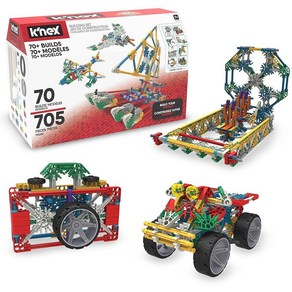 K'NEX 70 모델 조립 세트 - 705피스 - 7세 이상 공학 교육용 장난감