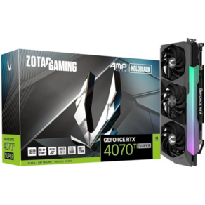 ZOTAC GAMING GeFoce RTX 4070 Ti SUPER AMP Holo 16GB 그래픽 카드 ZT-D40730F-10P VD8754