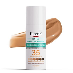 Eucein 유세린 틴트 센시티브 미네랄 SPF35+ 선크림 50ml, 1개