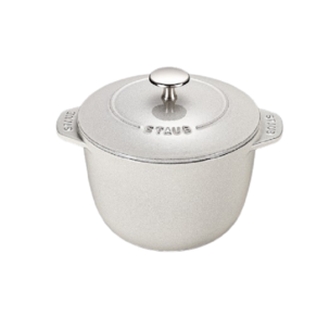 STAUB [스타우브] 라이스 꼬꼬떼 냄비 16cm 블랙(ST1721625), 화이트