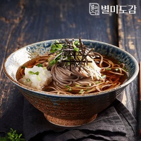 [별미도감] 메밀소바 10인분세트 (면2kg+메밀소스10개), 2kg, 1개