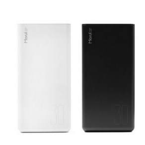 [ 30000mAh 22.5W 고속충전 ] 모루이 대용량 캠핑 차박 파워뱅크 보조배터리, PL30PD 블랙, PL30PD