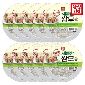 [팔도맛쟁이] 한성 새콤한 쌈무, 10개, 350g