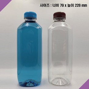 [보틀스] 1리터 사각 우유 페트병 1L 1000ml 1000cc 페트병 주스병 플라스틱병 공병 PET병 빈페트병 페트공병 국산 공장직영, 웜레드(38파이), 78개