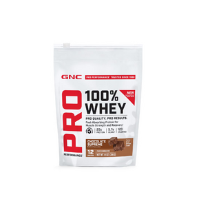 GNC 지앤씨 프로 퍼포먼스 100% 유청 단백질 파우더 초코 맛 396g(14oz) 396g, 1개