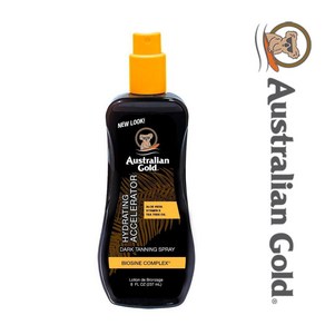 오스트레일리안골드 엑셀러레이터 다크 태닝 스프레이 젤 브론저 237mL Austalian Gold Dak Tanning, 1개