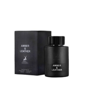 AMBER & LEATHER By Lattafa Maison Alhamba Pefume EDP Natual Spay Fagances, 1개, 100ml