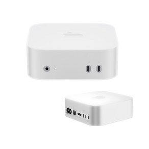 POBOO 맥미니 M4 케이스 실리콘 MAC MINI, WHITE (반투명), 1개