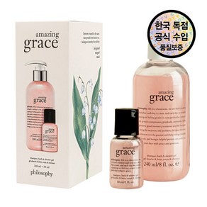 [필로소피] [공식수입원] 어메이징그레이스 샤워젤 버블배스 기획 240ml + 30ml, 상세 설명 참조, 1개