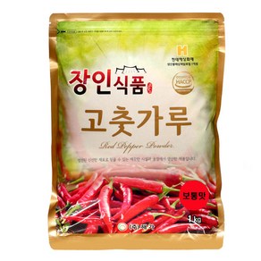 해썹인증 국내생산 장인식품 중국산 고추가루 찜 무침용1kg, 1개, 1kg