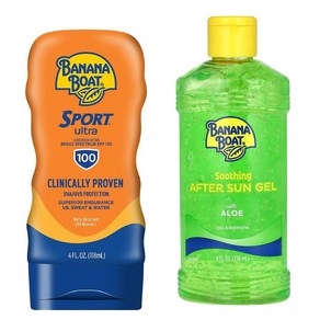 바나나보트 바나나보트 선크림 SPF 100 118ml + 수딩 애프터 선젤 236ml, 1개, 354ml