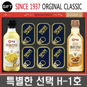 동원 스페셜6호 명절선물세트+전용부직포 쇼핑백, CJ 특별한선택 H-1호