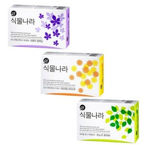 식물나라 세안 비누 100g x12개 (라벤더4+캐모마일4+히노끼4)