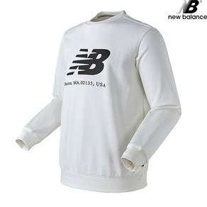 뉴발란스 NBNCB21053-IV 빅로고 STANDARD FIT 뉴발 남녀공용 긴팔티 맨투맨