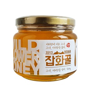 피아골미선씨 지리산 천연 야생화(잡화)벌꿀 560g, 1개