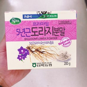 NONGHYUP 태백농협 5년근 도라지 분말 170g, 1개