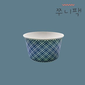 750CC 체크종이용기 1000개 배달포장용기, 1개, 1개