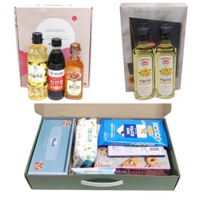 바이미 선물세트 스페셜 식용유 명절 선물세트 gift set, Natue 핑크솔트&홍게간장세트, 1개