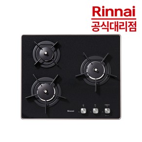 린나이 빌트인 가스렌지 3구 쿡탑 RBR-PF3001D, LPG