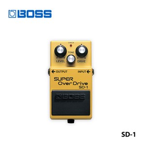 BOSS SD-1 슈퍼 오버드라이브 기타 페달 SD 1, 1개