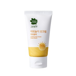 그린핑거 야외놀이 선크림 파워블록 SPF50+ PA++++, 80ml, 3개