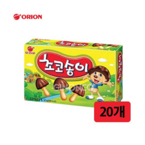 오리온 초코송이1P x 20개 과자 간식 스낵 대용량, 50g