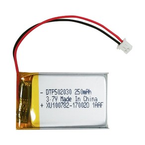 리튬폴리머 배터리 DTP 502030 3.7V 250mAh KC 인증 제품, 1개, 1개입