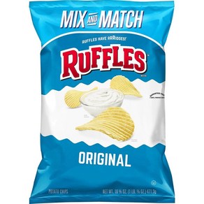 Ruffles Oiginal Potato Chips 러플스 오리지널 감자칩 1oz(28g) 40팩, 1개, 471.3g