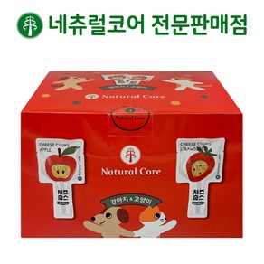 네츄럴코어 치즈춥스 딸기15p+사과15p