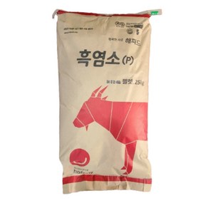 해피드 흑염소사료 펠렛 염소 산양, 1개, 25kg