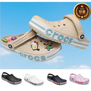 [크록스 코리아 정품] CROCS 바야밴드 클로그 남자 여자 크록스 슬리퍼 + 사시오악세서리