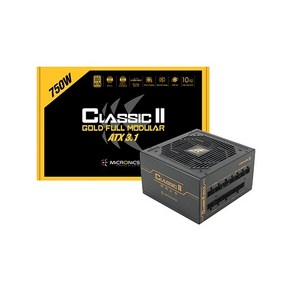 마이크로닉스 [마이크로닉스] Classic II 750W 80PLUS골드 풀모듈러 ATX3.1