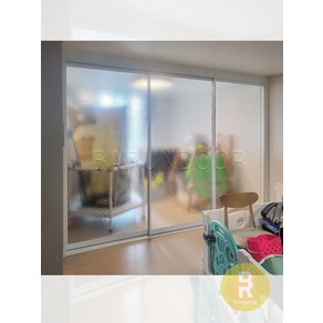 60번 초슬림3연동 화이트 아쿠아강화유리 // 현관중문 시공비포함 소음차단 반려견안전 맞춤제작 아파트빌라중문, 1개