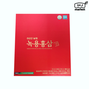 [국내정품]김포파주인삼농협 6년근 농협 녹용홍삼진 70ml x 30포[매장], 2.1L, 1개