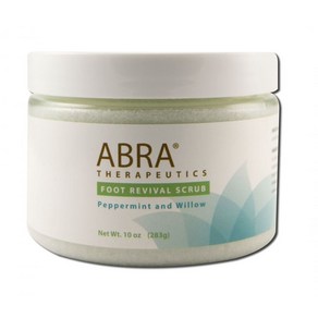 Aba Theapeutics Foot Revival Scub Peppemint a Aba Theapeutics 발 회복 스크럽 페퍼민트 및 버드나무 12oz(340, 340g, 1개, 1개입